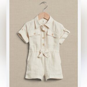 Banana Republic Linen Romper Baby